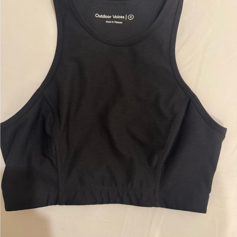 Outdoor Voices Black Sports Bra